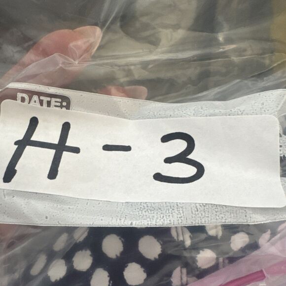 Spanx Sunshine Shorts, 10" Navy Printed Dot Size L,new - Picture 14 of 14